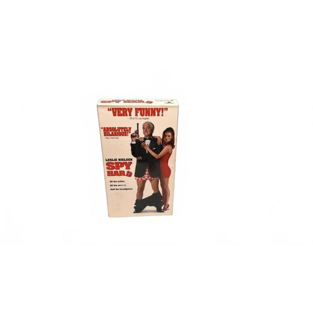 Spy Hard Leslie Nielsen VHS Comedy Action Rated PG-13 Slapstick 1990s 1996